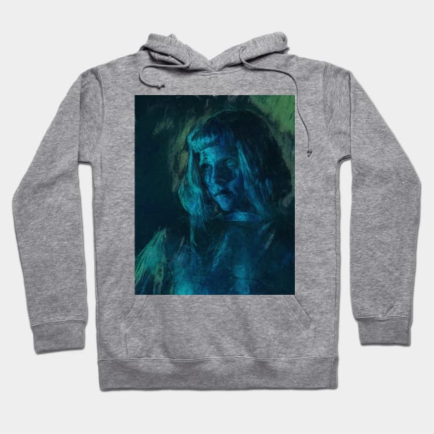 Blue Aurora Hoodie by Blank Kunst